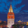 Galata Tower Diamond Painting