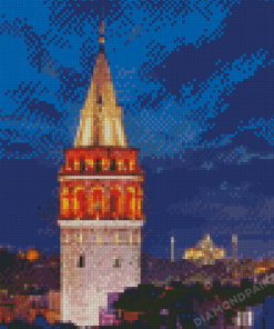 Galata Tower Diamond Painting