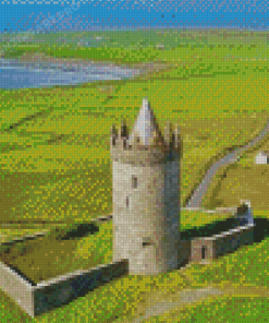 Ireland Old Doolin Tower Diamond Painting