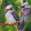 Kookaburras Birds Diamond Painting