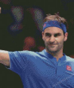 Roger Federer Tennis Player Diamond Painting