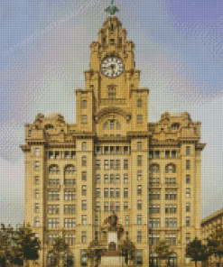 Royal Liver Building Tower Diamond Painting