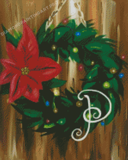 Christmas Wreath Diamond Painting