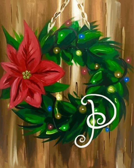 Christmas Wreath Diamond Painting