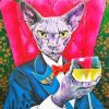 Classy Sphynx Diamond Painting