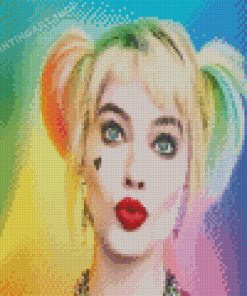 Harley Quinn diamond painting by number