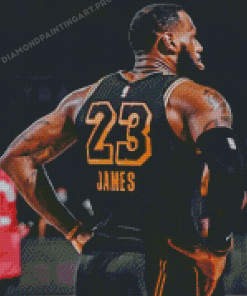 Lebron James Diamond Painting