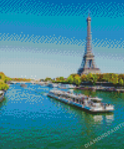 Seine River Paris Diamond Paintings