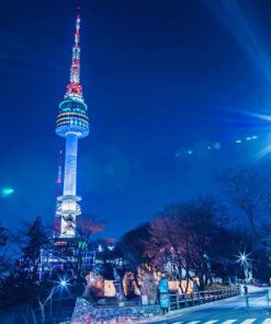 Seoul Tower Namsan Diamond Painting