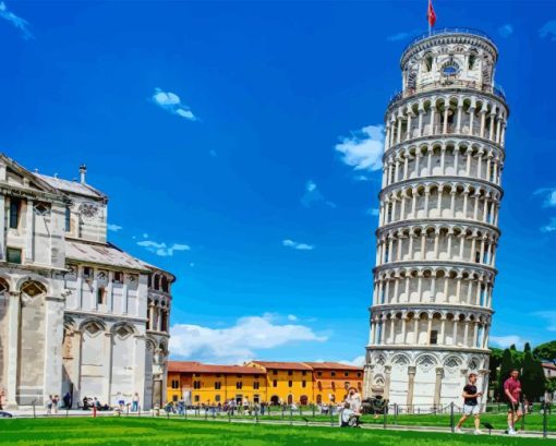 Leaning Tower Of Pisa Diamond Painting