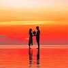 Romantic Couple Silhouette Diamond Painting