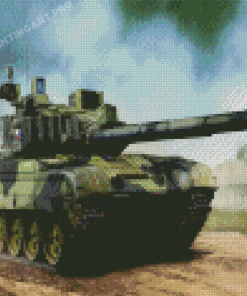 Military Battle Tank Diamond Painting