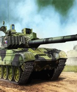 Military Battle Tank Diamond Painting