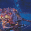 Night In Manarola Diamond Painting