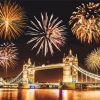 Uk Tower Bridge Fireworks Diamond Painting