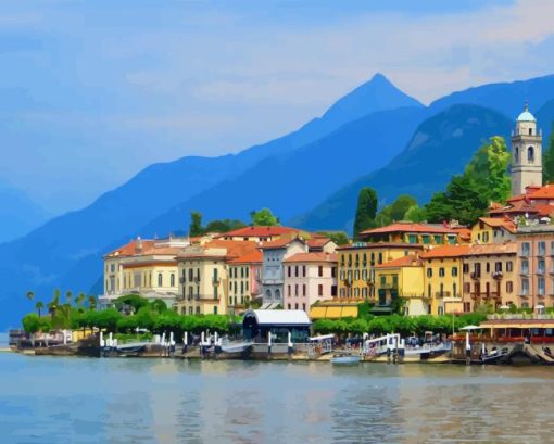 Como Lake Bellagio Diamond Painting