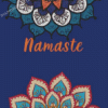 Mandala Namaste Flowers Diamond Painting