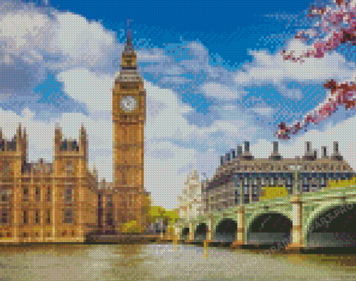 Big Ben Tower London Diamond Painting