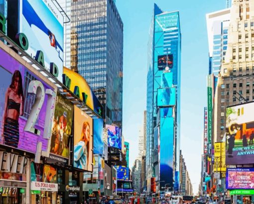 Times Square NYC Diamond Painting