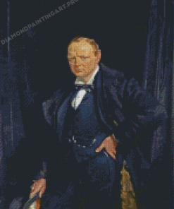 Winston Churchill Diamond Painting