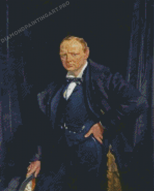 Winston Churchill Diamond Painting