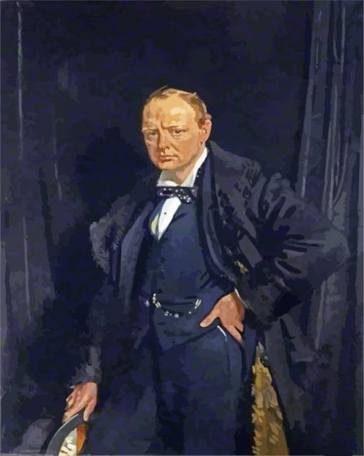 Winston Churchill Diamond Painting