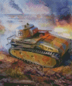 German Tank Diamond Painting