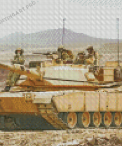 M1a1 Abrams Diamond Painting