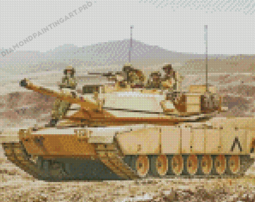 M1a1 Abrams Diamond Painting