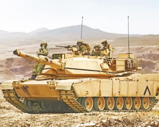 M1a1 Abrams Diamond Painting