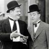 White Laurel And Hardy Diamond Painting