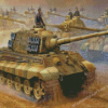 Military German Tiger Tank Diamond Painting