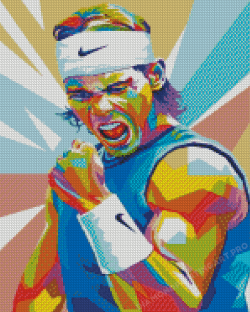 Rafael Nadal Diamond Painting