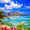 Waikiki Beach Landscape Diamond Painting