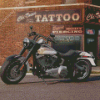 Black Harley Davidson Diamond Painting