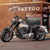 Black Harley Davidson Diamond Painting